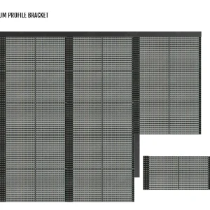 Outdoor Transparent LED Display Ultra-Thin Light LED Grille Screen - Image 2