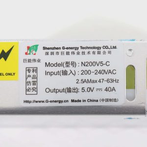G-Energy N200V5-C 5V40A 200W LED Screen Power Supply - Image 7