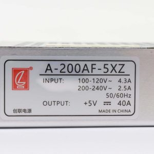 CZCL A-200AF-5XZ LED Power Supply with Input 100V~120V 200V~240V - Image 3
