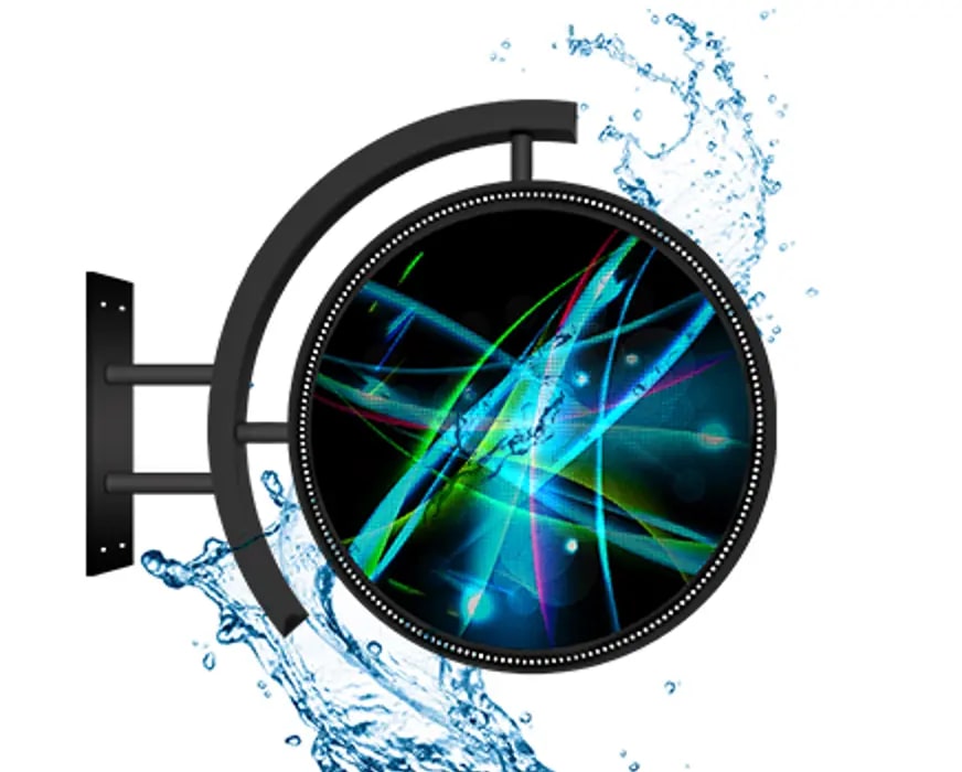 IP65-P4.68-P5.926-Outdoor-Circle-LED-Logo-Sign