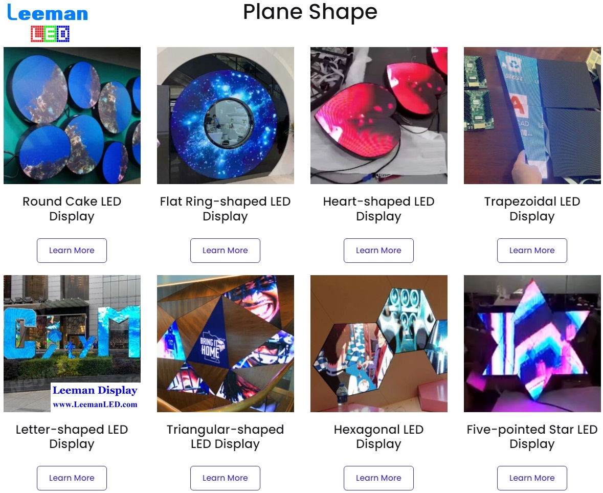 Plane Shape LED Display